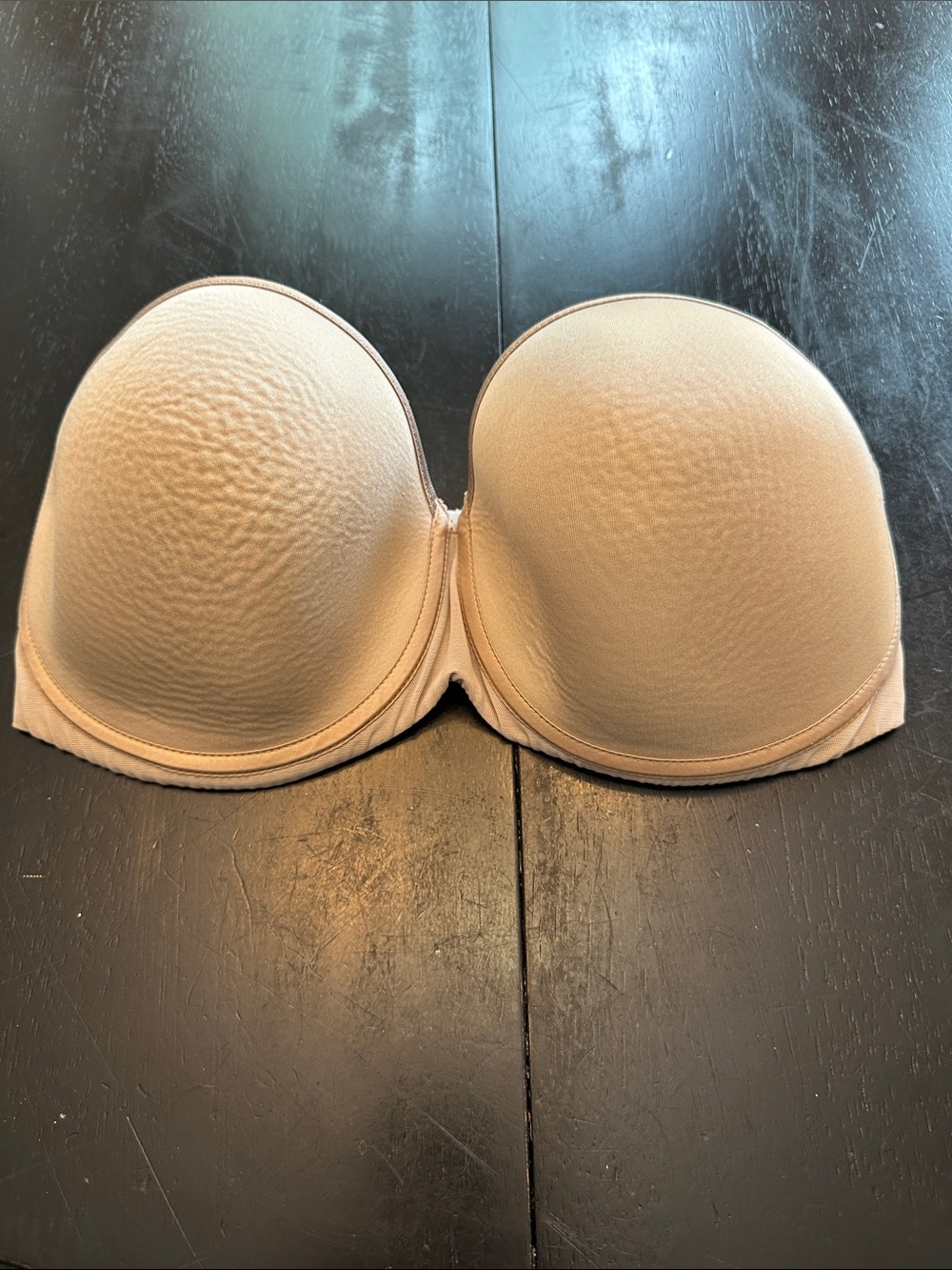 Chantelle Strapless Nude Beige Seamless Bra- No straps- 34DDD